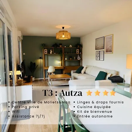 Autza 6 Voyageurs Proche Des Plages Lägenhet *